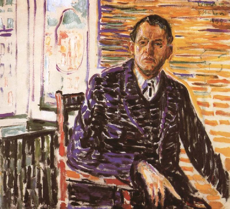 Edvard Munch Self-Portrait